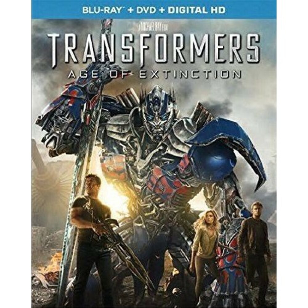 Transformers: Age of Extinction (Blu-ray, 2014) +DVD + Digital HD